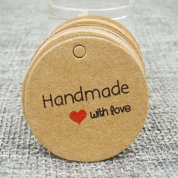 1.18*1.18inch round custom made tag kraft color customer logo made handmade with love tag 1000pcs free shipping by express
1.18*1.18inch round custom made tag kraft color customer logo made handmade with love tag 1000pcs free shipping by express