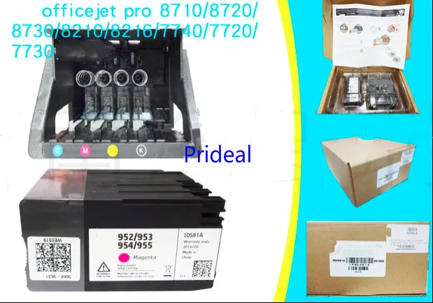 Prideal new original inkjet print head for HP8210/8710/8720/8730 HP952 HP955 printer print head M0H90A
Prideal new original inkjet print head for HP8210/8710/8720/8730 HP952 HP955 printer print head M0H90A