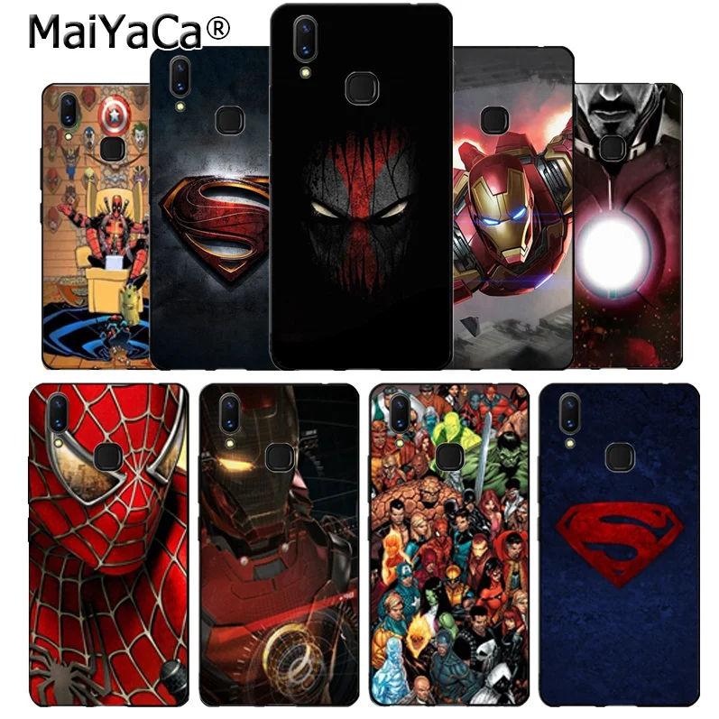 Maiyaca SuperMan Iron Man Deadpool hero Luxury soft tpu Silicon phone case for vivo x20 plus x21 ud nex s x9s V9 V7 Y 83 case
Maiyaca SuperMan Iron Man Deadpool hero Luxury soft tpu Silicon phone case for vivo x20 plus x21 ud nex s x9s V9 V7 Y 83 case