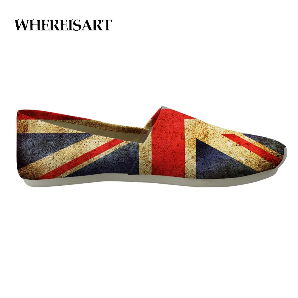 WHEREISART Design Custom Hand Painted Shoes Casual UK Flag Low Top Men Canvas Sneakers for Men Comfortable Flats Shoes Student
WHEREISART Design Custom Hand Painted Shoes Casual UK Flag Low Top Men Canvas Sneakers for Men Comfortable Flats Shoes Student