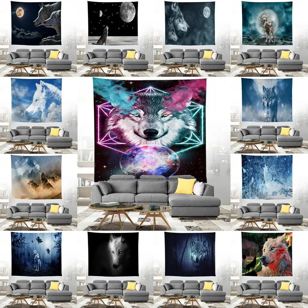 ZEIMON Wolf Printed Tapestry Art Curtains Moon Tapestry Landscape Beach Towels Printing Tapestry Wall Carpet Home Decoration
ZEIMON Wolf Printed Tapestry Art Curtains Moon Tapestry Landscape Beach Towels Printing Tapestry Wall Carpet Home Decoration