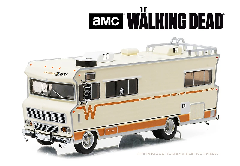 Green Light 1:64 H.D Series 7 1973 Winnebago Chieftan boutique alloy car toys for children kids toys Model original box
Green Light 1:64 H.D Series 7 1973 Winnebago Chieftan boutique alloy car toys for children kids toys Model original box