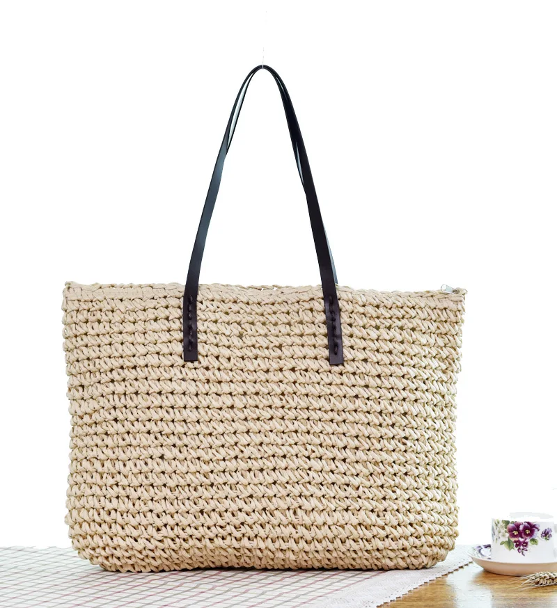 2018 Sunmer Women Fashion Designer Handbags Tote Bags Handbag Wicker Rattan Bag Shoulder Bag Shopping Straw Bag
2018 Sunmer Women Fashion Designer Handbags Tote Bags Handbag Wicker Rattan Bag Shoulder Bag Shopping Straw Bag