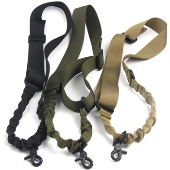 Tactical One 1 Single Point Gun Sling Adjustable High Density Nylon Bungee Rifle Strap Hunting Accessories Black Army Green Tan
Tactical One 1 Single Point Gun Sling Adjustable High Density Nylon Bungee Rifle Strap Hunting Accessories Black Army Green Tan