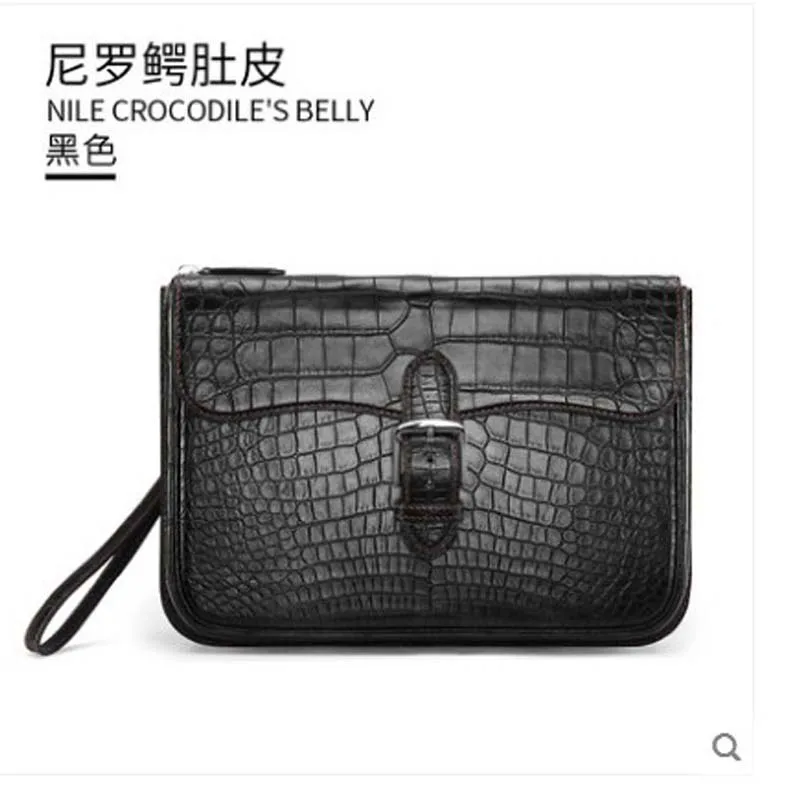 gete 2019 New hand-stitched Nile crocodile belly handbag for men large capacity horizontal style hand bag envelope clutch bag
gete 2019 New hand-stitched Nile crocodile belly handbag for men large capacity horizontal style hand bag envelope clutch bag