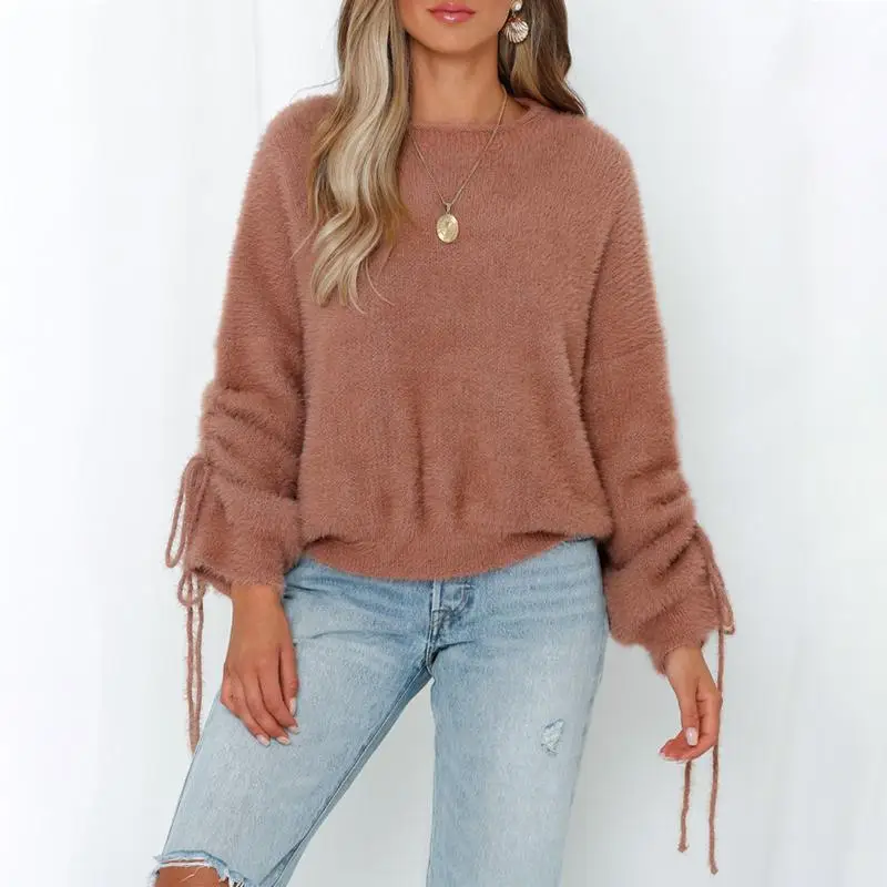 Turmeric mohair pullover women Casual drawstring drop sleeve women sweater 2019 Autumn winter pullovers female Knitted sweater
Turmeric mohair pullover women Casual drawstring drop sleeve women sweater 2019 Autumn winter pullovers female Knitted sweater