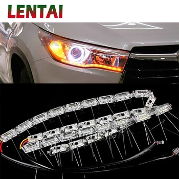 LENTAI 1Set Cool Car LED Strip Lamp DRL lights 12V White+Yellow turn signal For Mercedes Benz W203 W204 W211 Volvo S60 XC90 XC60
LENTAI 1Set Cool Car LED Strip Lamp DRL lights 12V White+Yellow turn signal For Mercedes Benz W203 W204 W211 Volvo S60 XC90 XC60