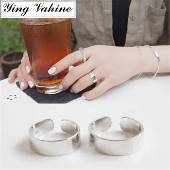 Original 100% 925 Sterling Silver Fashion Glaze Wide Open Rings for Lovers Gifts bague femme bague homme
Original 100% 925 Sterling Silver Fashion Glaze Wide Open Rings for Lovers Gifts bague femme bague homme