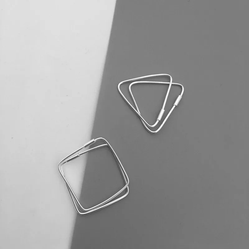 Real pure 925 sterling silver square triangle earrings for women girls gift hot fashion sterling-silver-jewelry brincos
Real pure 925 sterling silver square triangle earrings for women girls gift hot fashion sterling-silver-jewelry brincos
