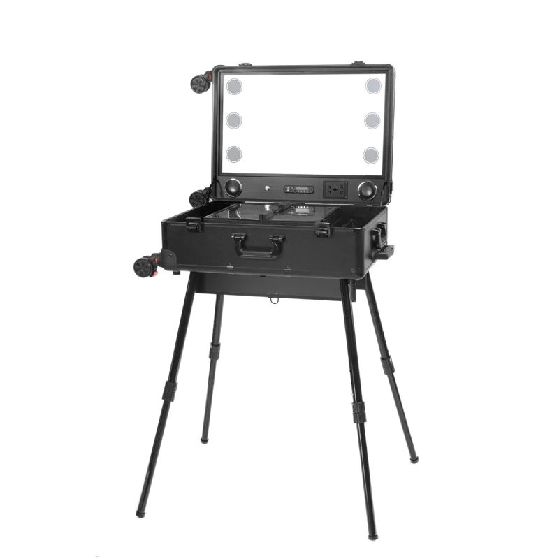 profelssional makeup beauty Lighting Rolling travel trolley LED light make up case 4 WHEELS
profelssional makeup beauty Lighting Rolling travel trolley LED light make up case 4 WHEELS