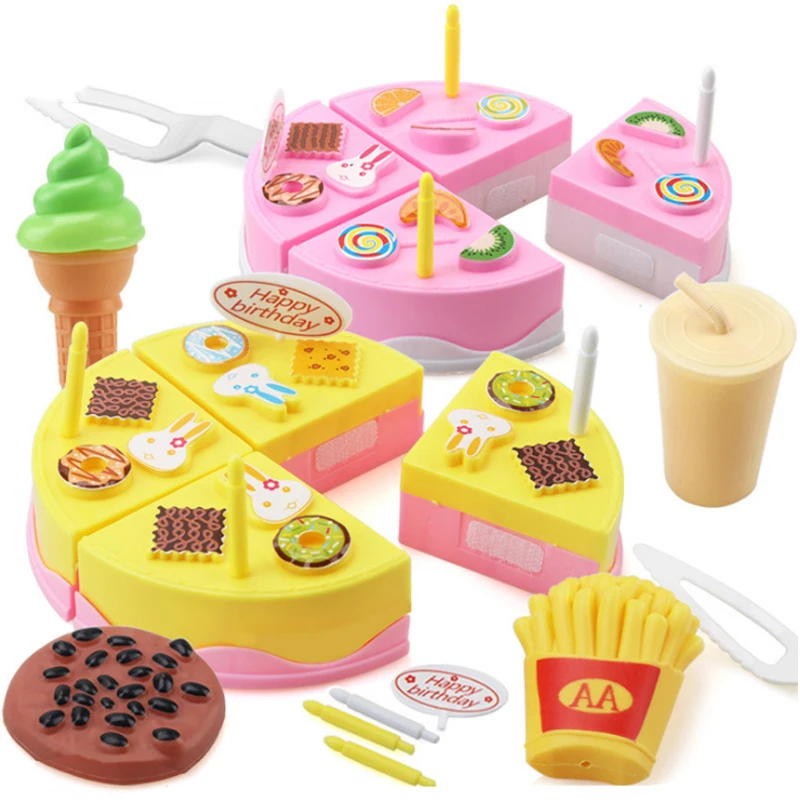 New 1 Set Kids Kitchen Toys Birthday Cake Cut Toys Pretend Play Plastic Food Toys Kitchen Cake Games Children Girl Toy
New 1 Set Kids Kitchen Toys Birthday Cake Cut Toys Pretend Play Plastic Food Toys Kitchen Cake Games Children Girl Toy