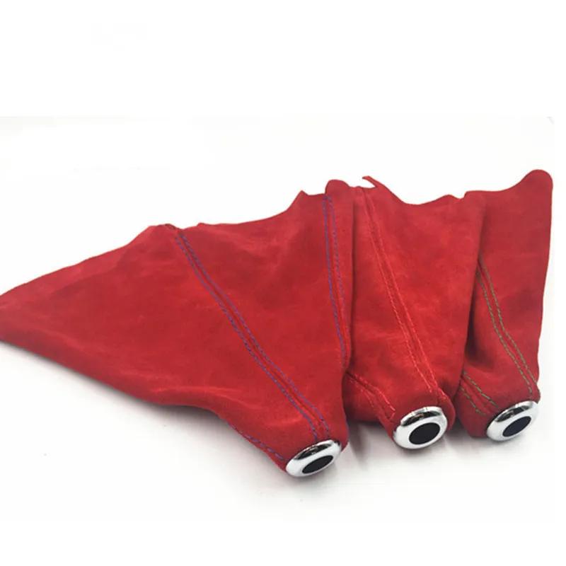 Gear Shift Collars Universal JDM Gear Shift Shifter Boot Cover Frosted Red Suede For Manual/Auto Shifter Stitch Red/ Blue
Gear Shift Collars Universal JDM Gear Shift Shifter Boot Cover Frosted Red Suede For Manual/Auto Shifter Stitch Red/ Blue