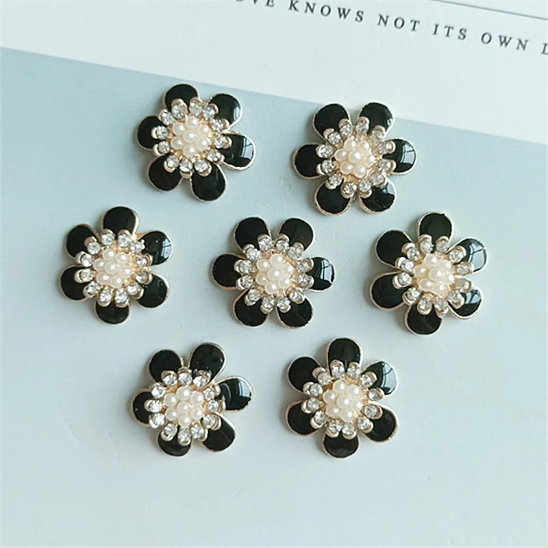 50pcs 17*18mm Gold Color Imitation Pearl Crystal flower Charm Pendant DIY for Handmade Wedding Jewelry Making wholesale
50pcs 17*18mm Gold Color Imitation Pearl Crystal flower Charm Pendant DIY for Handmade Wedding Jewelry Making wholesale