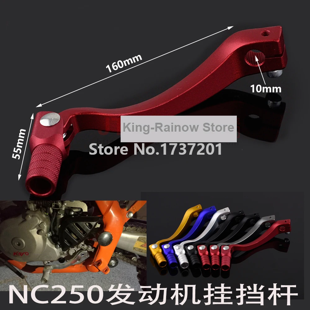 2019 New Motocross Spare Parts Aluminum Alloy Forged Gear Shift Lever for NC250 NC 250CC KAYO Motorcycle Dirt Pit Bike Motocross
2019 New Motocross Spare Parts Aluminum Alloy Forged Gear Shift Lever for NC250 NC 250CC KAYO Motorcycle Dirt Pit Bike Motocross