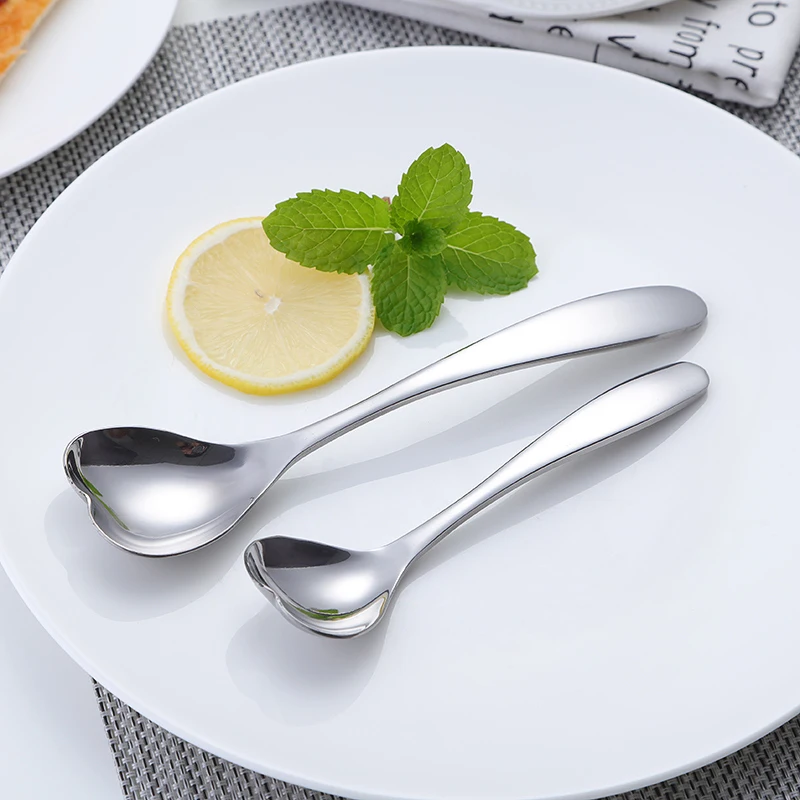 12Pcs Heart-shaped Small Coffee Spoon 304 Stainless Steel Food Top Grade Safe Mini Thick Silver Tea Spoons Scoop Tableware Tool
12Pcs Heart-shaped Small Coffee Spoon 304 Stainless Steel Food Top Grade Safe Mini Thick Silver Tea Spoons Scoop Tableware Tool