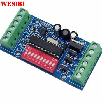 Mini 3CH DMX512 LED Controller 3 Channel RGB DMX Decoder for RGB LED Strip Light Module DC5V-24V
Mini 3CH DMX512 LED Controller 3 Channel RGB DMX Decoder for RGB LED Strip Light Module DC5V-24V