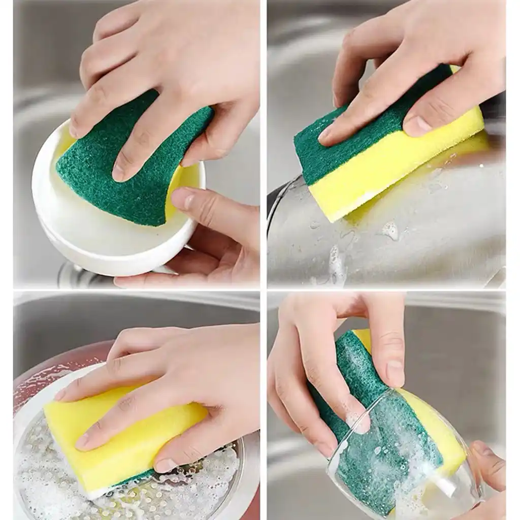 14pcs <strong>kitchen</strong> cleaning sponges eco non scratch for dish scrub