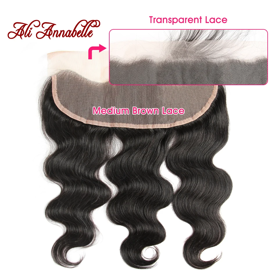 ALI ANNABELLE HAIR Brazilian Body Wave Lace Frontal 13*4 Ear To Ear Human Hair Lace Closure Medium Brown/ Transparent Lace Color
ALI ANNABELLE HAIR Brazilian Body Wave Lace Frontal 13*4 Ear To Ear Human Hair Lace Closure Medium Brown/ Transparent Lace Color