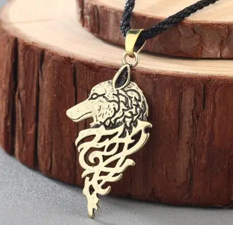 Славянское женское ожерелье QIMING в стиле Харадзюку ювелирные изделия амулет волк
