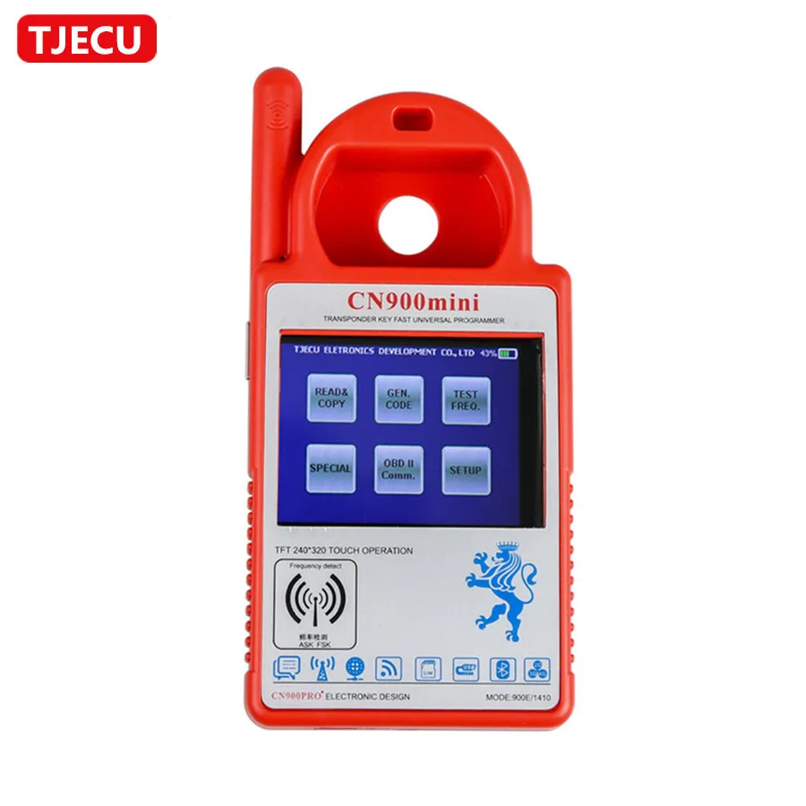 TJECU CN900 Mini Transponder Key Programmer Firmware Version V1.32.2.19 for 4C 46 4D 48 G Chips
TJECU CN900 Mini Transponder Key Programmer Firmware Version V1.32.2.19 for 4C 46 4D 48 G Chips
