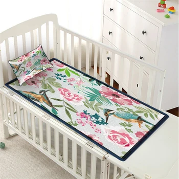 Pastoral Flower Birds Summer Ice Silk Sleep Mat Sheet Baby Bed Mattress Protector Cover Set Summer Sleeping Bed Mat
Pastoral Flower Birds Summer Ice Silk Sleep Mat Sheet Baby Bed Mattress Protector Cover Set Summer Sleeping Bed Mat