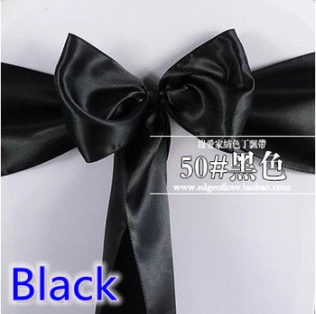 Black colour satin sash chair sash wedding decoration bow tie chair band party hotel show decoration sash shiny colour
Black colour satin sash chair sash wedding decoration bow tie chair band party hotel show decoration sash shiny colour
