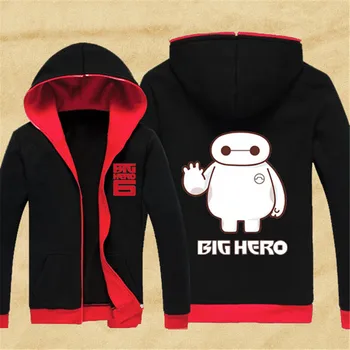 Big Hero 6 hoodie Anime Baymax hoodie sweatshirt Cartoon Cute Robot fleece coat with hooded Party Cosplay costume for men women
Big Hero 6 hoodie Anime Baymax hoodie sweatshirt Cartoon Cute Robot fleece coat with hooded Party Cosplay costume for men women