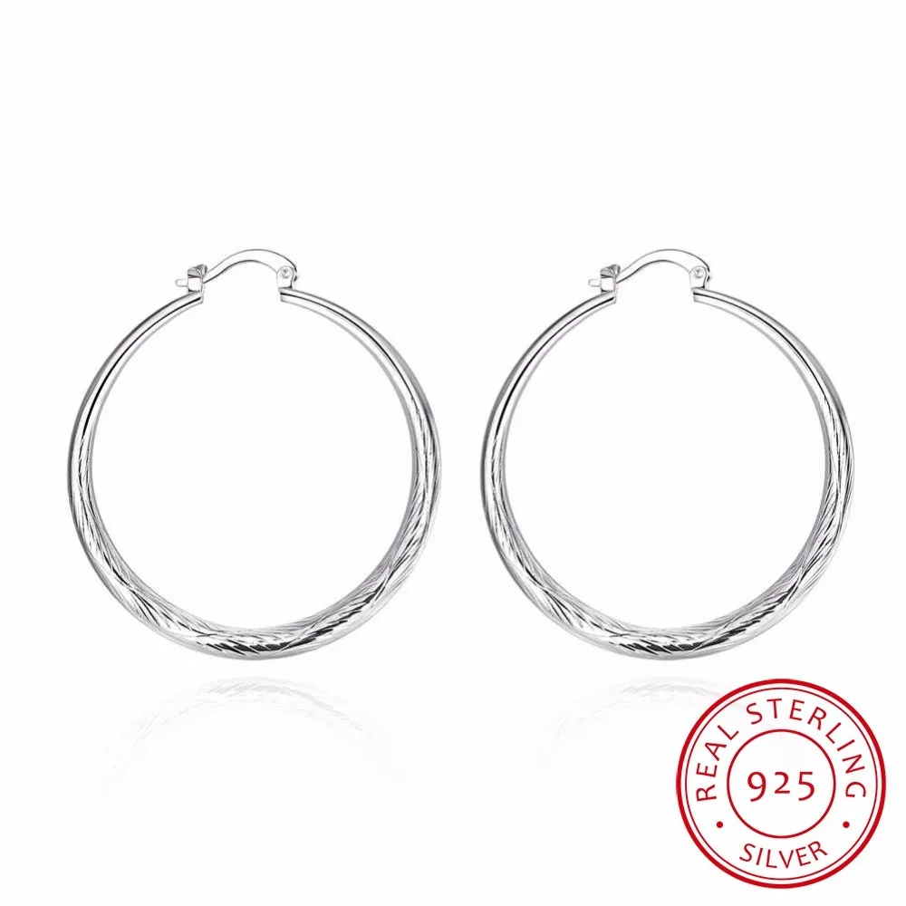 Lekani Women's Fine Jewellery Creole Earring 925 Sterling Silver Charm 40mm Big Hoop Earrings Fish Pattern Round Earrings
Lekani Women's Fine Jewellery Creole Earring 925 Sterling Silver Charm 40mm Big Hoop Earrings Fish Pattern Round Earrings