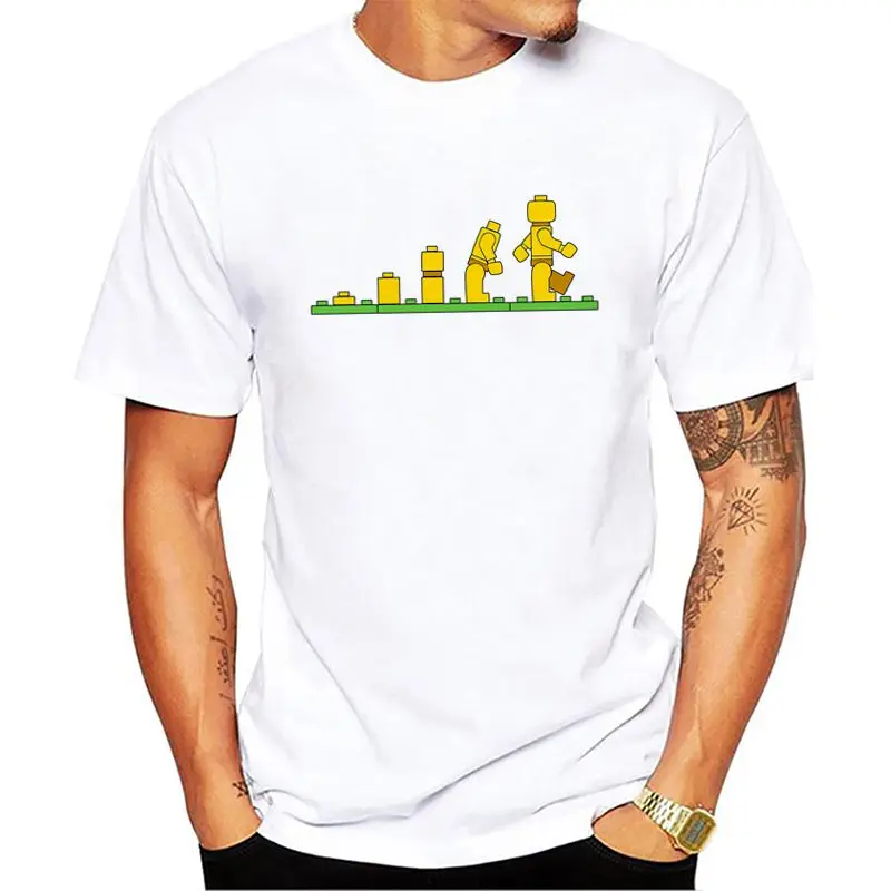 Evolution Of Lego Man Summer Fashion Design Men's Tops Short Sleeve T Shirt For Boys
Evolution Of Lego Man Summer Fashion Design Men's Tops Short Sleeve T Shirt For Boys