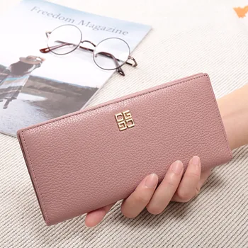 Y027 New Fashion Top layer Leather Bag long ladies Purse Soft leather ultra-thin Wallets & Holders Women bag
Y027 New Fashion Top layer Leather Bag long ladies Purse Soft leather ultra-thin Wallets & Holders Women bag