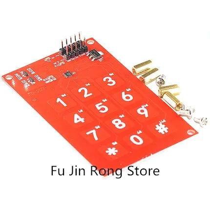Capacitor touch panel module MPR121 3 x 412 button 3.3V or 5V logic touch pad module ic
Capacitor touch panel module MPR121 3 x 412 button 3.3V or 5V logic touch pad module ic
