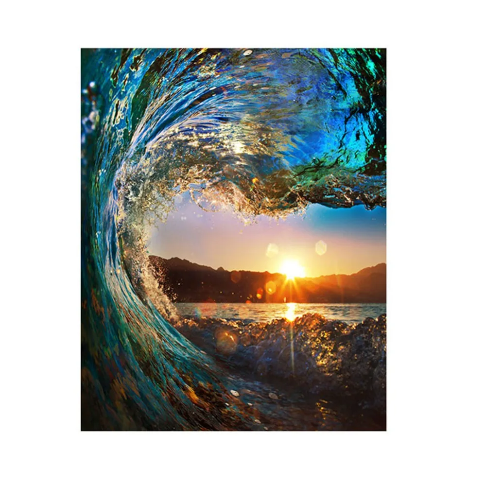 MOLEK DIY Oil Painting by Numbers Kit Romentic Waves Sunrise Acrylic Painting on Canvas Home Decor Wall Artwork for Living Room
MOLEK DIY Oil Painting by Numbers Kit Romentic Waves Sunrise Acrylic Painting on Canvas Home Decor Wall Artwork for Living Room
