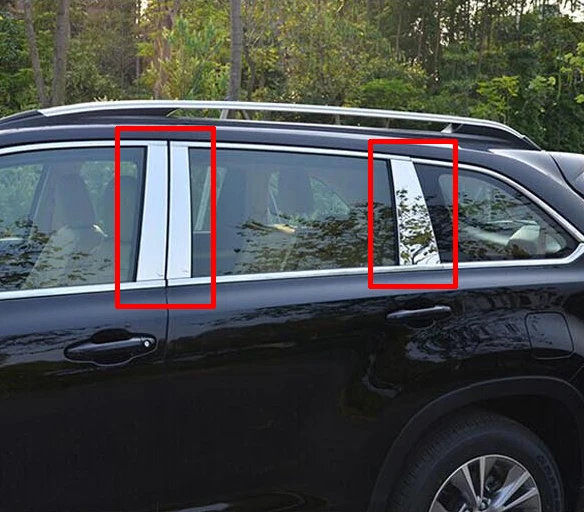 Stainless Steel Pillar Post Trim For Toyota Highlander 2014-2019 Car Accessories Stickers
Stainless Steel Pillar Post Trim For Toyota Highlander 2014-2019 Car Accessories Stickers