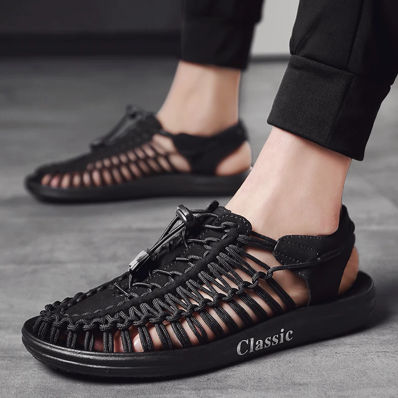 Men Sandals Hollow Summer Sandals Men Casual Shoes Sneakers Outdoor Beach Shoes Native Male Sole Sandalias
Men Sandals Hollow Summer Sandals Men Casual Shoes Sneakers Outdoor Beach Shoes Native Male Sole Sandalias