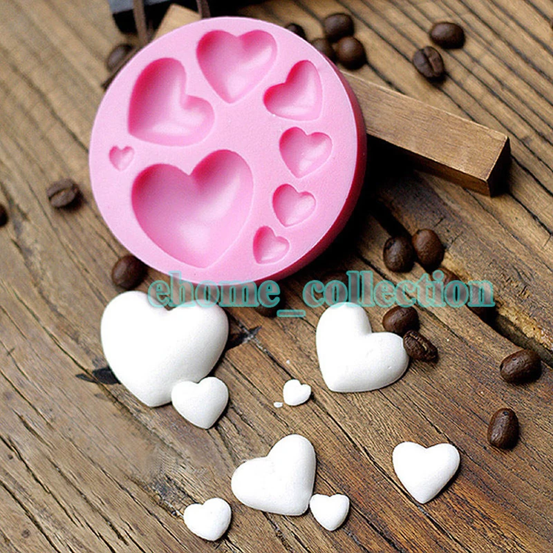 1PCS Circle 3D 8pcs Love Heart Shapes Fondant Mold Silicone Sugar Craft Cake Candle Decorating DIY Kitchen Cookie Mold Tools
1PCS Circle 3D 8pcs Love Heart Shapes Fondant Mold Silicone Sugar Craft Cake Candle Decorating DIY Kitchen Cookie Mold Tools