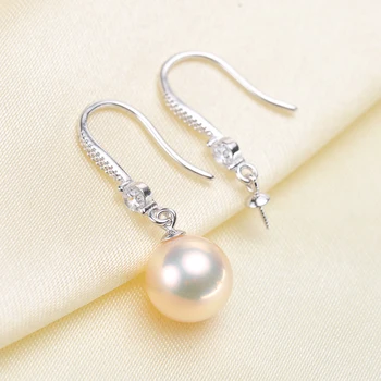 S925 Sterling Silver Drop Earrings Jewelry Findings Women DIY Pearl Earrings Components 3Pairs/Lot
S925 Sterling Silver Drop Earrings Jewelry Findings Women DIY Pearl Earrings Components 3Pairs/Lot