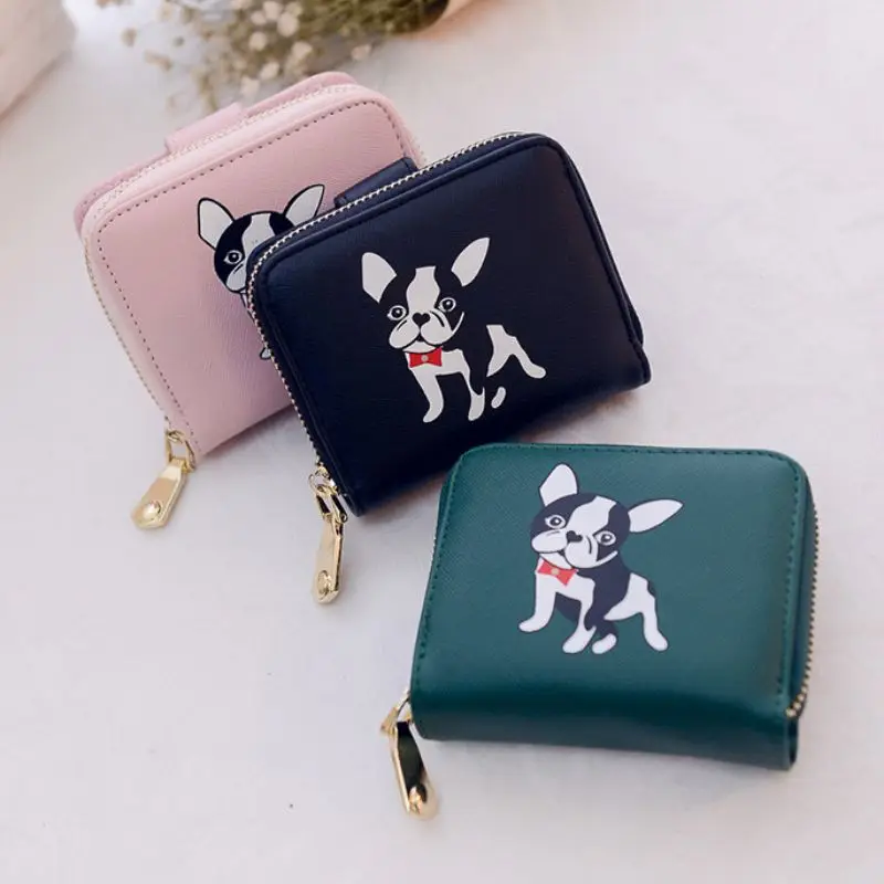 Women Clutch Short Wallets Cute Puppy Printed Coin Pocket Zippers Money Bags Multi-Function Female Small Wallets
Women Clutch Short Wallets Cute Puppy Printed Coin Pocket Zippers Money Bags Multi-Function Female Small Wallets