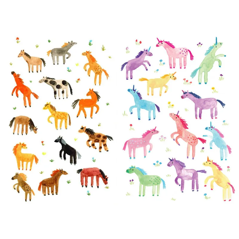 1 PCS Watercolor Unicorn Horse Precut Sticker Kawaii Stationery Cute Post It Sticky Notes Planner Stickers School Office Decor
1 PCS Watercolor Unicorn Horse Precut Sticker Kawaii Stationery Cute Post It Sticky Notes Planner Stickers School Office Decor
