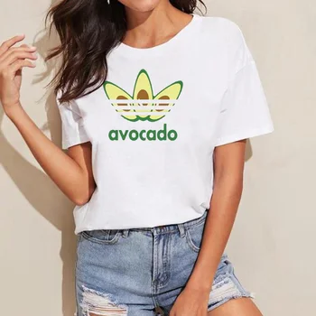 Cartoon Avocado T Shirt Women Vegan Korean Kawaii T-shirt Womens Vogue Small Fresh Casual Avocado Graphic Clothes Tshirt
Cartoon Avocado T Shirt Women Vegan Korean Kawaii T-shirt Womens Vogue Small Fresh Casual Avocado Graphic Clothes Tshirt