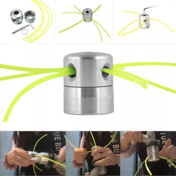Aluminum Grass Trimmer Head 4 Lines Brush Cutter Head Lawn Mower Accessories Cutting Head for trimmer Tool Room
Aluminum Grass Trimmer Head 4 Lines Brush Cutter Head Lawn Mower Accessories Cutting Head for trimmer Tool Room