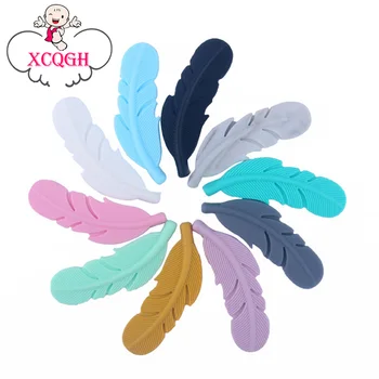 XCQGH 20PCS Multi-color Feather Necklace Baby Molar Rod Silicone Necklace Biting Chew Food Grade Baby Teether
XCQGH 20PCS Multi-color Feather Necklace Baby Molar Rod Silicone Necklace Biting Chew Food Grade Baby Teether