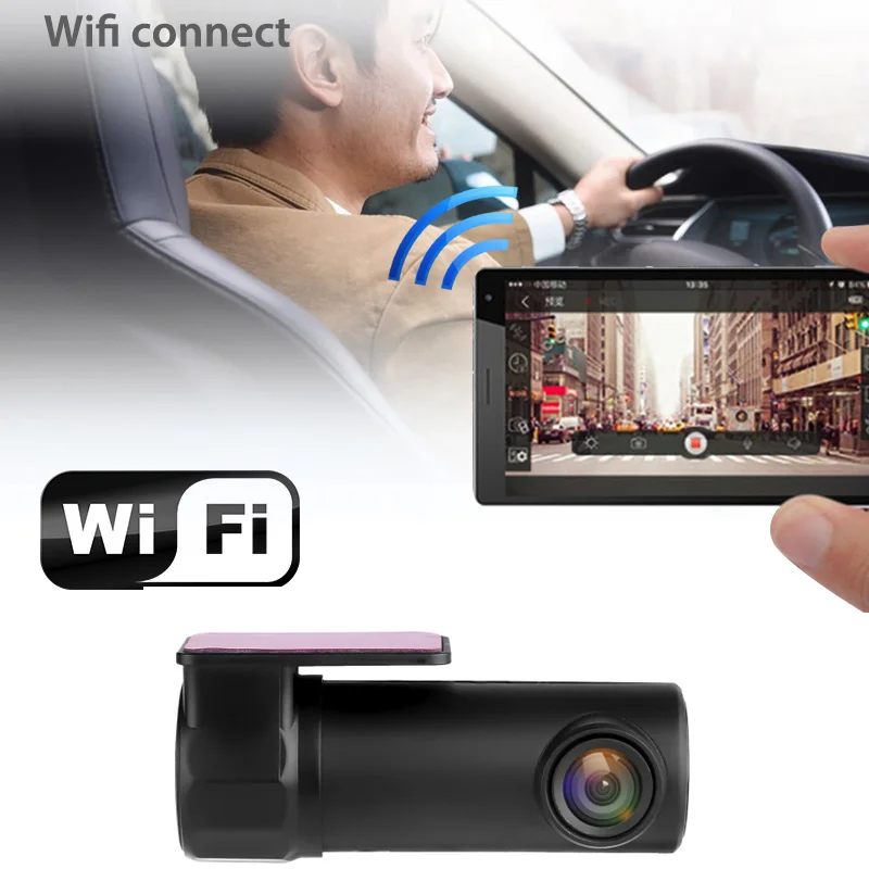 Mini 1080P HD Car Camera DVR Dash Cam Recorder with WiFi G-sensor Parking Mode Loop Recording Car Electronics Accessories
Mini 1080P HD Car Camera DVR Dash Cam Recorder with WiFi G-sensor Parking Mode Loop Recording Car Electronics Accessories