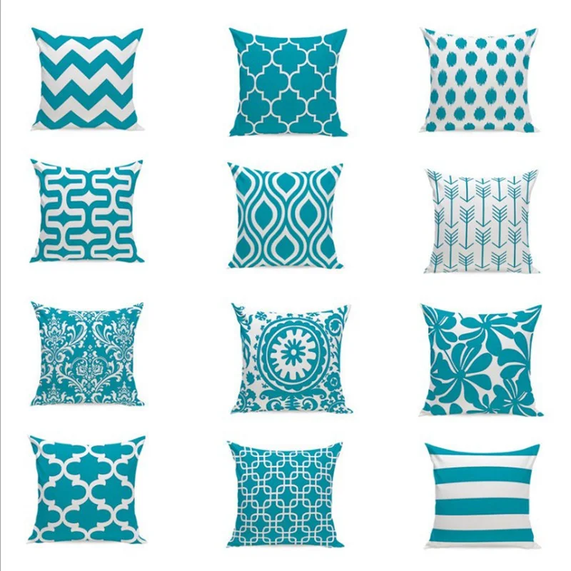 BAOLIFU Peacock Blue Decorative Cushion Cover 45*45cm Home Decor Velvet Pillow Cover For Sofa Home Decor Geometric Pillows Case
BAOLIFU Peacock Blue Decorative Cushion Cover 45*45cm Home Decor Velvet Pillow Cover For Sofa Home Decor Geometric Pillows Case