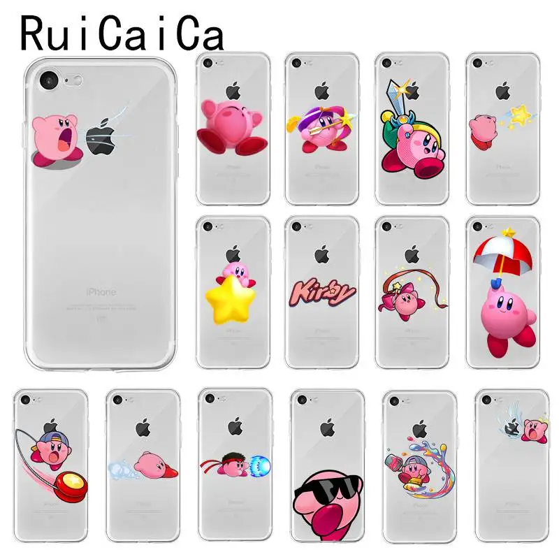 Ruicaica Game Kirby Soft Silicone TPU Phone Cover for iPhone 8 7 6 6S Plus X XS MAX 5 5S SE XR 10 Case
Ruicaica Game Kirby Soft Silicone TPU Phone Cover for iPhone 8 7 6 6S Plus X XS MAX 5 5S SE XR 10 Case