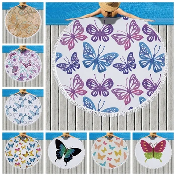 Beauty Butterfly Round Beach Towel Tassels Bohemia Large Bath Towel Home Decor Adults Yoga Mat Travel Picnic Blanket Tablecloth
Beauty Butterfly Round Beach Towel Tassels Bohemia Large Bath Towel Home Decor Adults Yoga Mat Travel Picnic Blanket Tablecloth