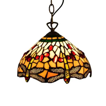 Vintage European Pastoral Colored Glass Dragonfly Bar Pendent Lamp Dining Room Pendent Lamp Hallway Pendent Lamp
Vintage European Pastoral Colored Glass Dragonfly Bar Pendent Lamp Dining Room Pendent Lamp Hallway Pendent Lamp