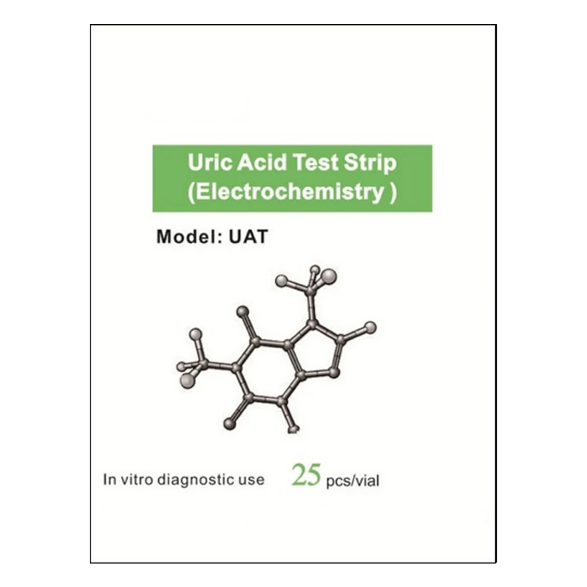 25PCS/Box Uric Acid Test Strip for Guc-Check Multi-monitoring System Cholesterol & Uric Acid & Blood Glucose Meter
25PCS/Box Uric Acid Test Strip for Guc-Check Multi-monitoring System Cholesterol & Uric Acid & Blood Glucose Meter