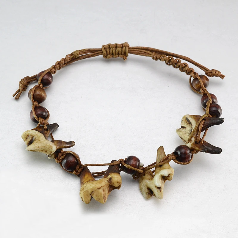 Wholesale Lot f 10PCS Handcrafted Vintage Look Tibetan Tribal Wolf Tooth Charm Braided Bracelet
Wholesale Lot f 10PCS Handcrafted Vintage Look Tibetan Tribal Wolf Tooth Charm Braided Bracelet