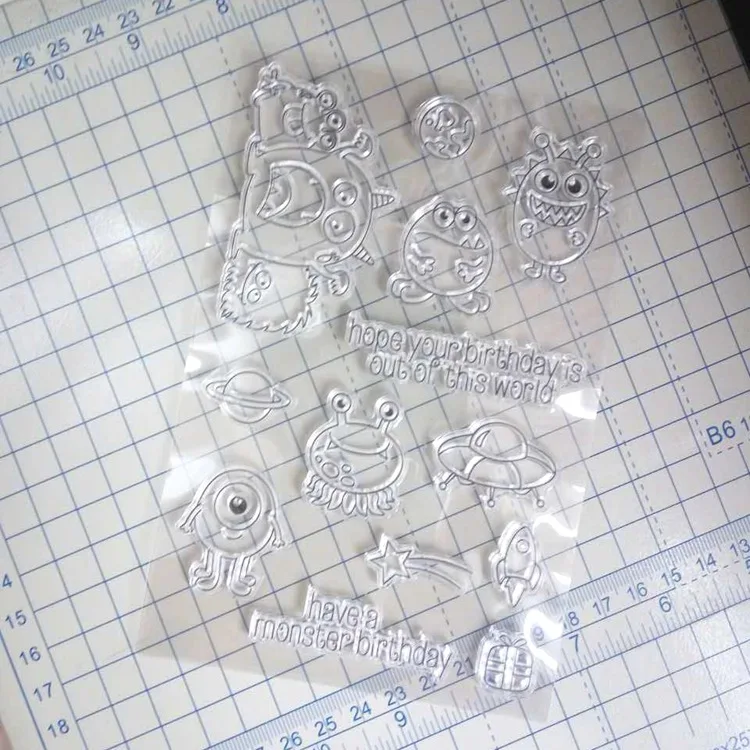 RLJLIVES Clear Stamps UFO DIY Scrapbook Card album paper craft silicon rubber roller transparent stamp
RLJLIVES Clear Stamps UFO DIY Scrapbook Card album paper craft silicon rubber roller transparent stamp