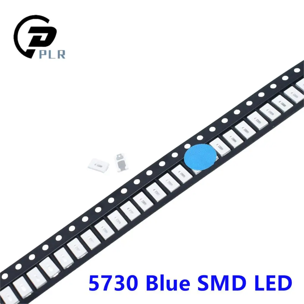 500pcs 5730/5630 SMD Blue LED Light Emitting Diode 5730 blue Surface Mount Led 460-470NM 3.0-3.6V Ultra Birght | Лампы и освещение